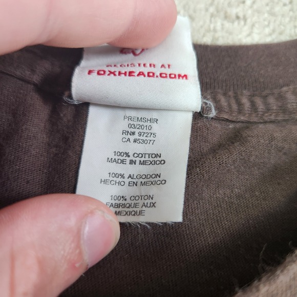 Vintage Fox Racing Shirt Men L Y2K Racing Black Motorcross Dirtbike Spellout - Picture 7 of 9